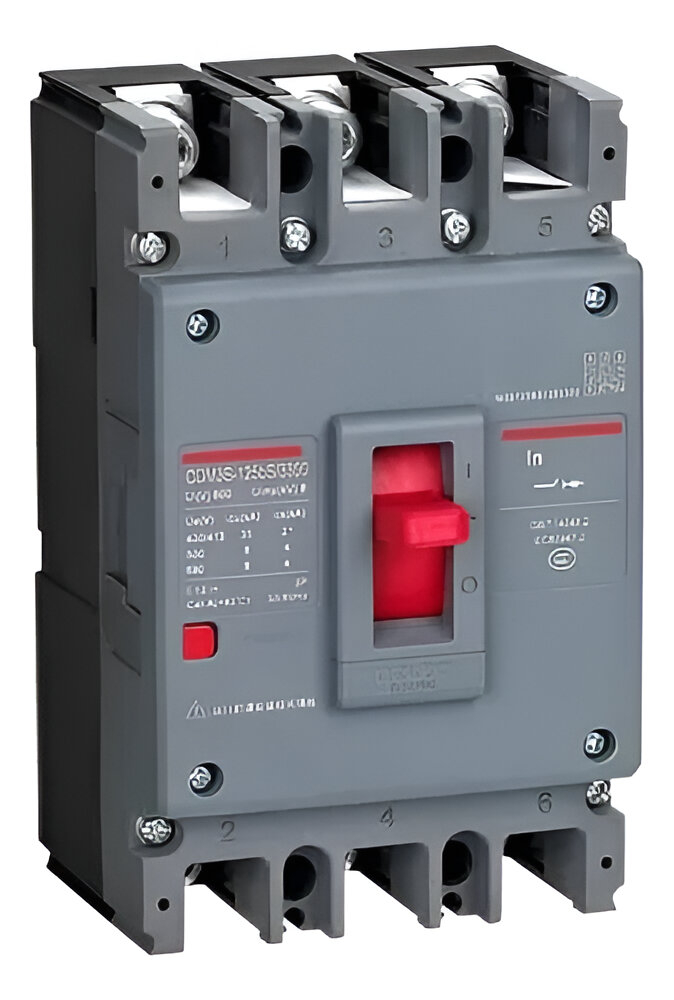 BREAKER 3P 125A CAJA MOLDEADA SERIE CDM3S ICU 50 KA ,415V DELIXI